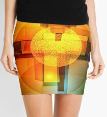 Suprematist Architectural Model Mini Skirt