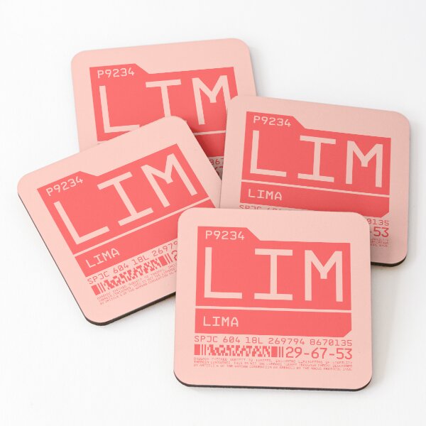Item preview, Luggage Tag C - LIM Lima Peru designed and sold by VoodooCircus.