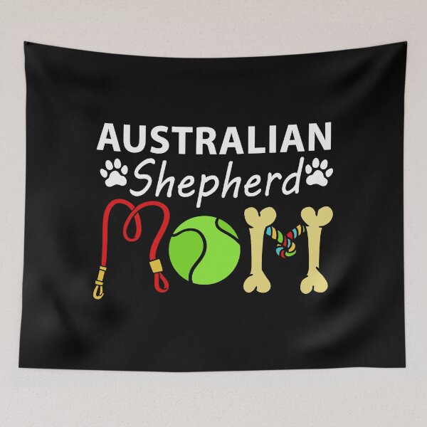 Artikelvorschau, Australian Shepherd Mom Aussie Dog Mama Muttertag entworfen und verkauft von haselshirt.