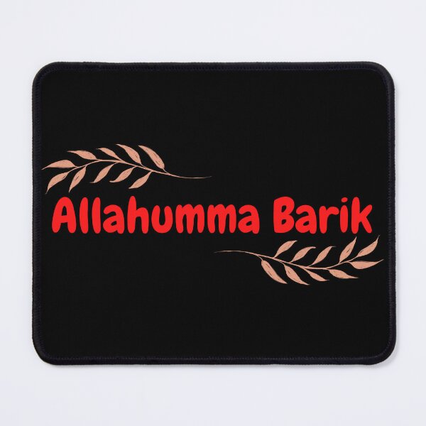 Item preview, Allahumma Barik, May Allah Bless Him - Islamic, Cute, bubble font, red, leaves designed and sold by SemDesigns1.