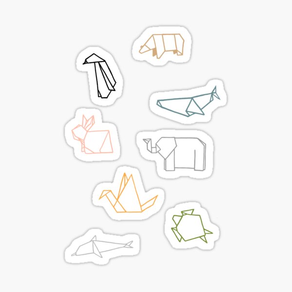 Origami Sticker