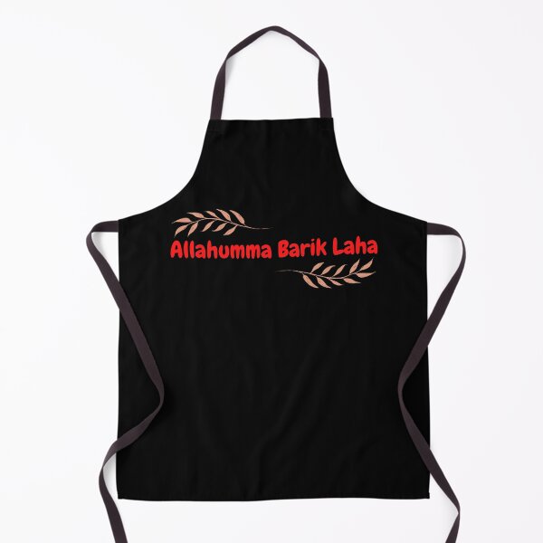 Item preview, Allahumma Barik Laha, May Allah Bless Her - Islamic, Cute, bubble font, red, leaves designed and sold by SemDesigns1.