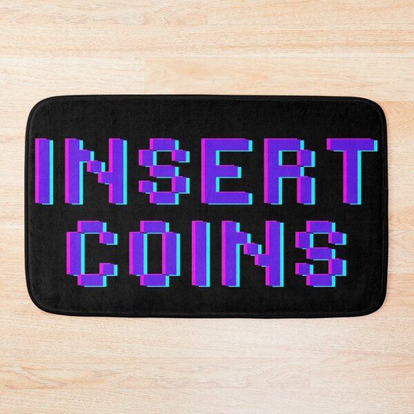 Item preview, INSERT COINS- for retro video game lovers designed and sold by DesignsByDaddy.