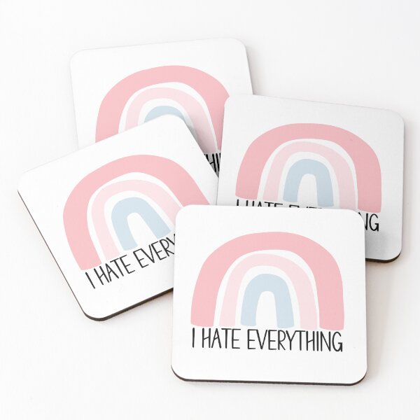Item preview, I Hate Everything Rainbow - Artsy Boho designed and sold by KGoPrintables.