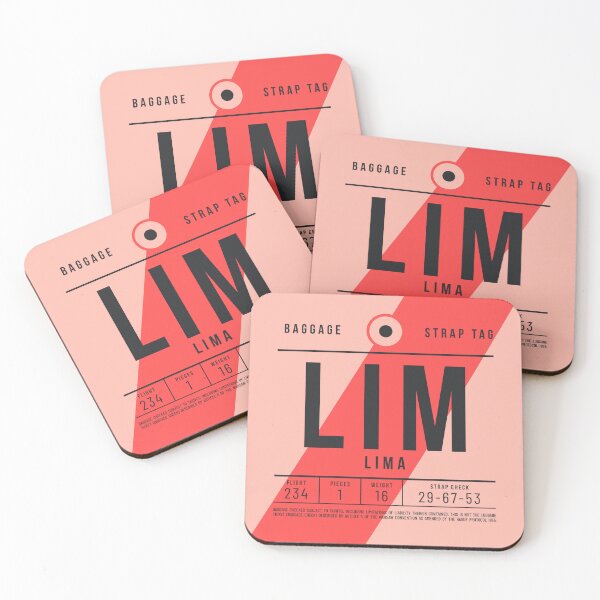 Item preview, Luggage Tag E - LIM Lima Peru designed and sold by VoodooCircus.