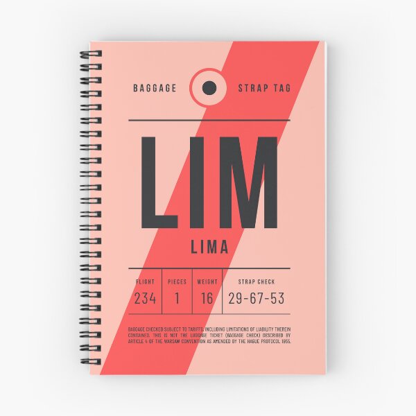 Item preview, Luggage Tag E - LIM Lima Peru designed and sold by VoodooCircus.