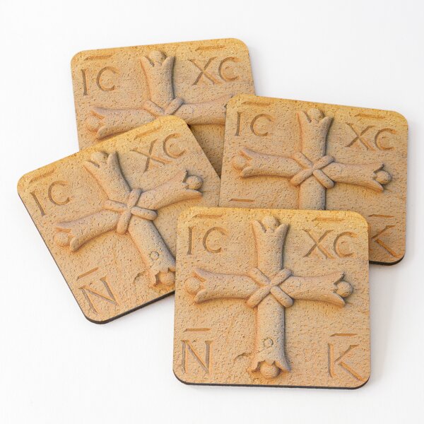Item preview, IC XC NI KA Meaning Jesus Christ Conquers ICXC NIKA Cross designed and sold by Schka.