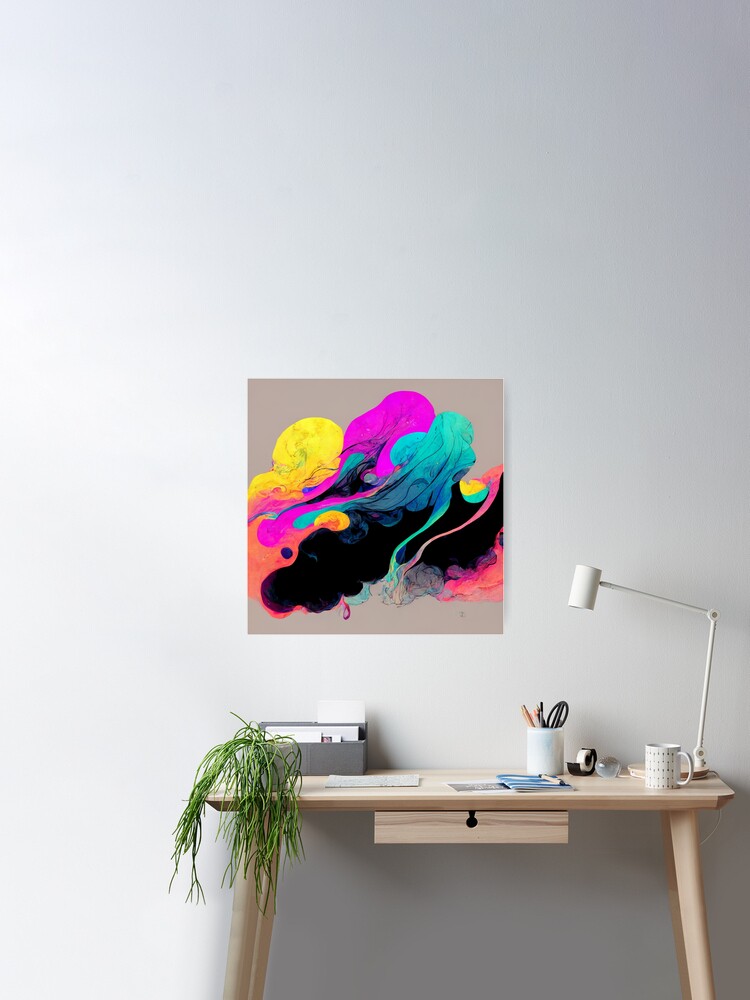 Canvas Paintings Pop Art, Pop Art Canvas Prints, Neon Canvas Poster