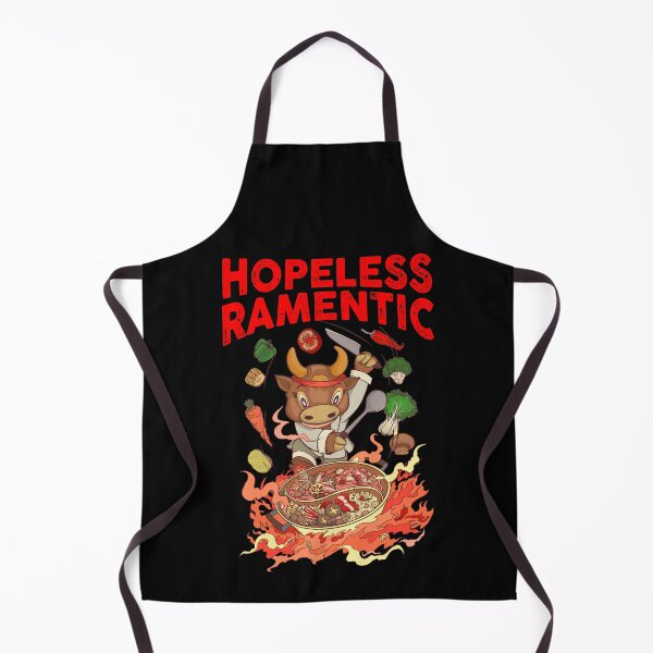 Item preview, Funny Hopeless Ramentic Ramen Ox designed and sold by GraphismNinja.