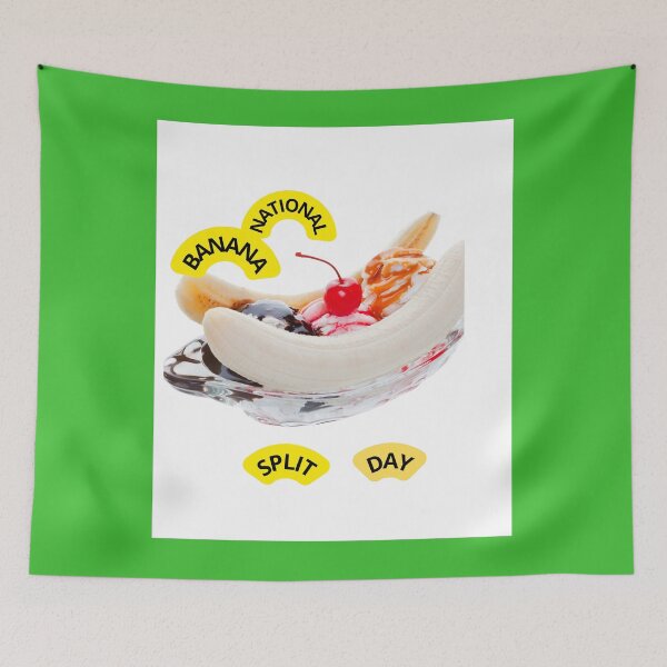 Item preview, NATIONAL BANANA SPLIT DAY designed and sold by VividThreadsDesignStudio.