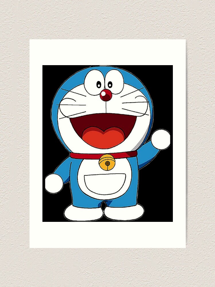 Doraemon - Doraemon is happy and greets with his hand