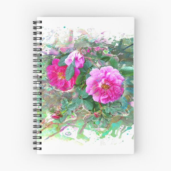 Item preview, Wild Rose - Pink - Digital Art - Watercolor, Splash / Wildrose, Buschrose, Rose - Aquarell designed and sold by STYLESYNDIKAT.