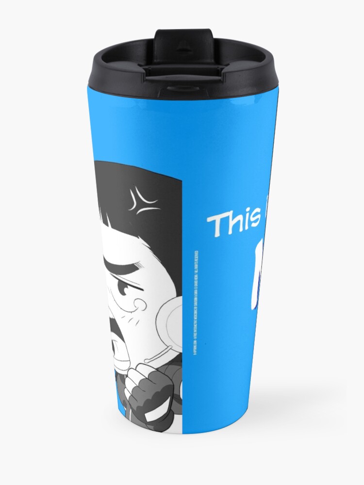 Mug isotherme ''8-OPTIONS.COM - EN - MY MUG - BLUE - 10$ for the Authors' : autre vue