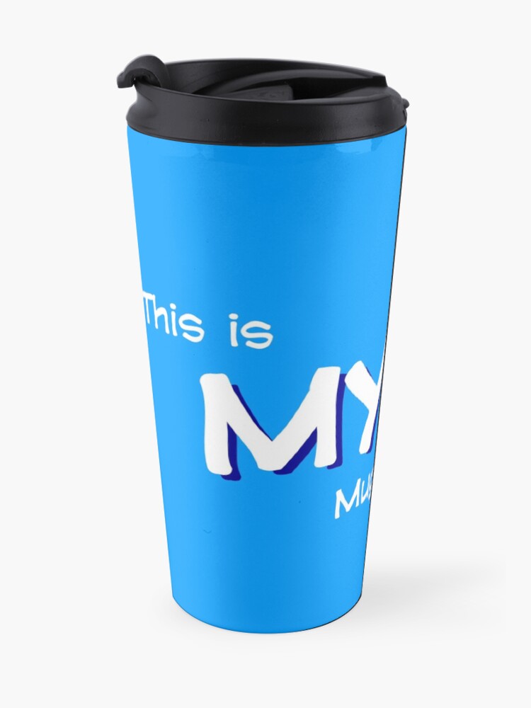 Mug isotherme ''8-OPTIONS.COM - EN - MY MUG - BLUE - 10$ for the Authors' : autre vue
