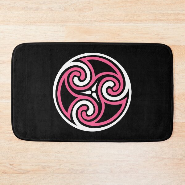 Item preview, Celtic Triskele Ornament, Fuchsia, Black and White  designed and sold by Marymarice.