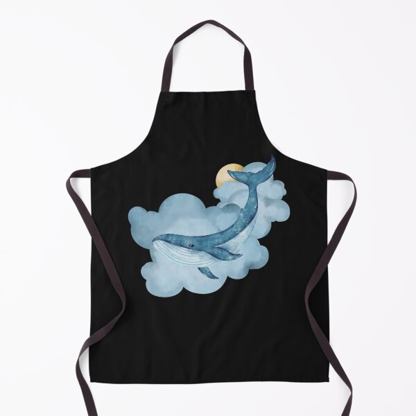 Item preview, Cute Blue Whale With Clouds & Moon T-Shirt & Gifts For Whale Lover. Animal Lover Gifts designed and sold by Kenny789.