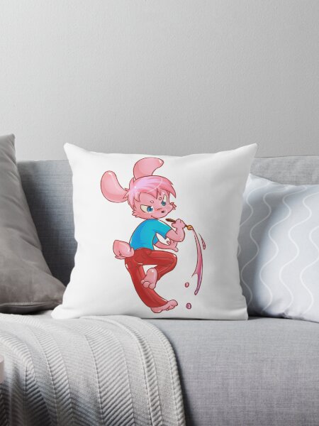 Inkbunny by GARURU Throw Pillow