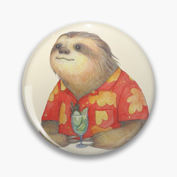 Item preview, Sloth and Caipirinha designed and sold by hahaha-creative.