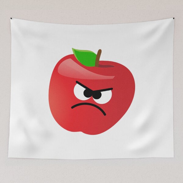 Item preview, FRUITFACE - RED SOUR APPLE designed and sold by KatisDesign.