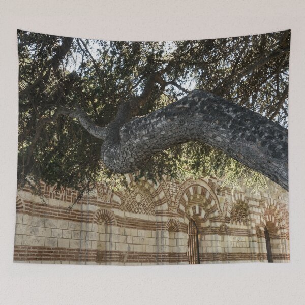 Item preview, Church of St John Aliturgetos - Gnarly Pine and Intricate Byzantine Facade designed and sold by Georgia Mizuleva.