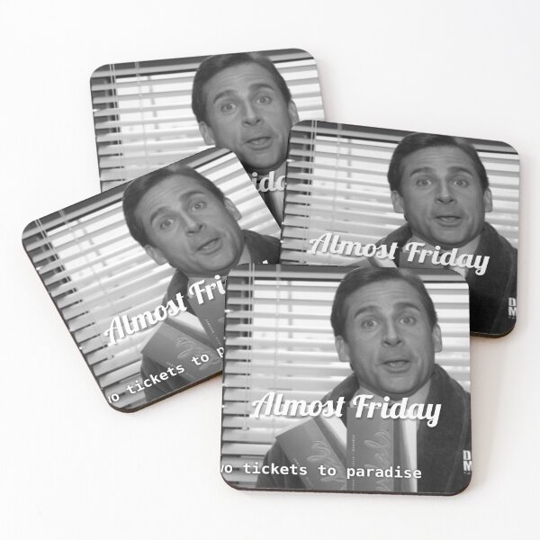 Item preview, Almost Friday | Two Tickets to Paradise, The Office designed and sold by CollegeArt.