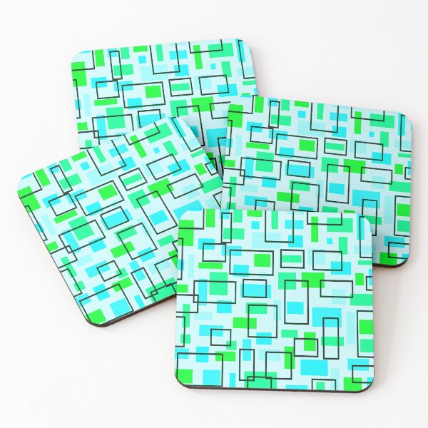 Item preview, Retro Inspired Rectangles designed and sold by TotallyRetroArt.