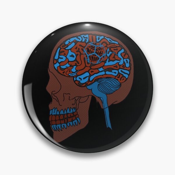 Item preview, Dodecahedron Red&Blue Brain Damage designed and sold by createVisions.