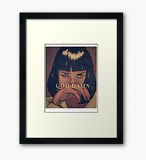 Pulp Fiction - Mia Wallace Framed Print
