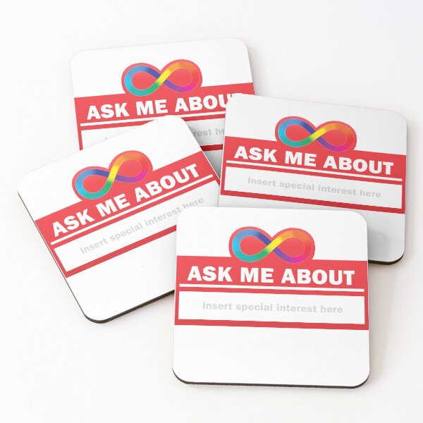 Item preview, Neurodiversity Ask Me About Special Interest designed and sold by galaxydaydreams.