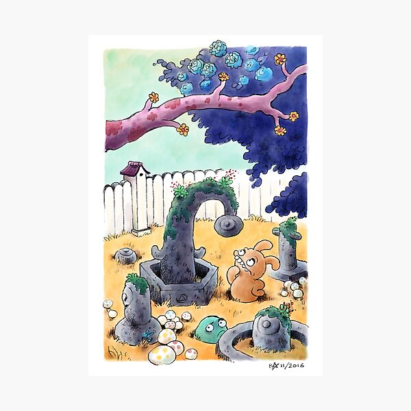 Tobias and Jube and Eyes Photographic Print