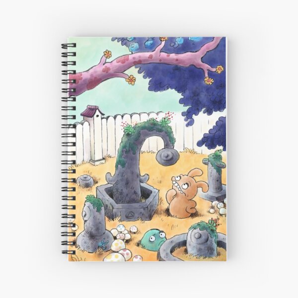 Tobias and Jube and Eyes Spiral Notebook