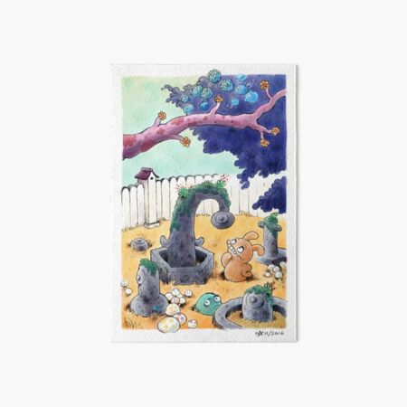 Tobias and Jube and Eyes Art Board Print