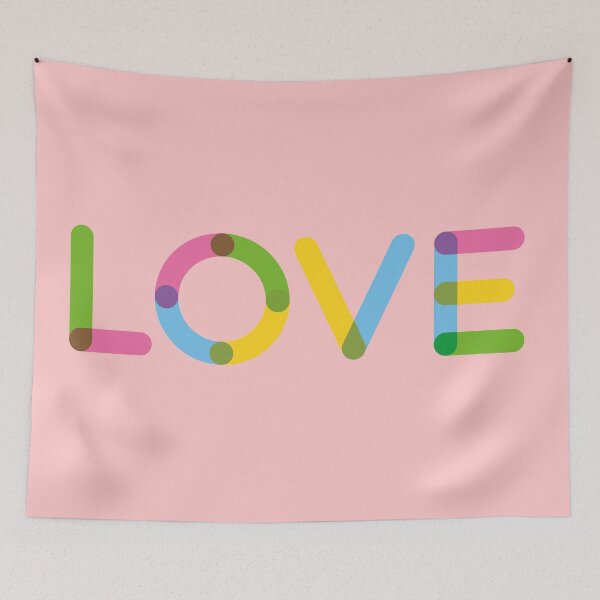 Artikelvorschau, LIEBE - Multicolor entworfen und verkauft von Hell-Prints.