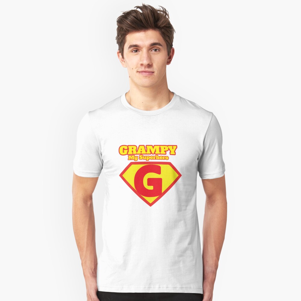 grandpa superhero shirt