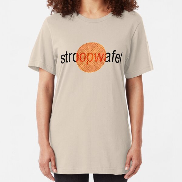 Stroopwafel (Dutch Waffle) Slim Fit T-Shirt