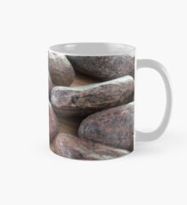 Aromatic cocoa beans as background Mug