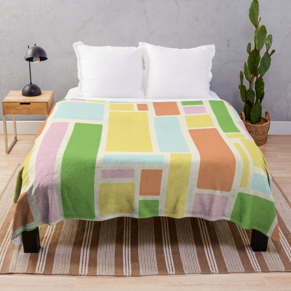 Item preview, Modulus Minimalist Geometric Retro Modern Pattern in Spring Pastel Tones designed and sold by kierkegaard.