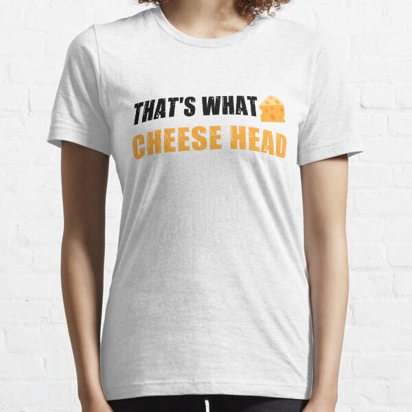 : INKpressionists Green Bay Football Fans - Gotcha!! Cheese Head  Bear Classic T-Shirt : Clothing, Shoes & Jewelry