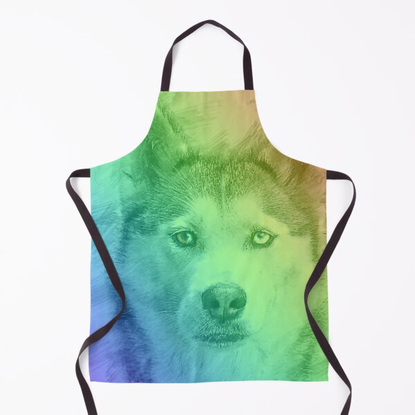 Item preview, Colorful Husky Design . Rainbow Husky designed and sold by Doggymadness.