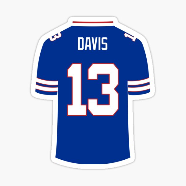 Gabe Davis football Paper Poster Bills 4 - Gabe Davis - Pin