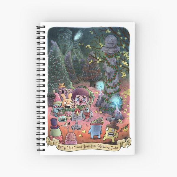 Merry This Time of Year (from Tobias and Jube) Spiral Notebook