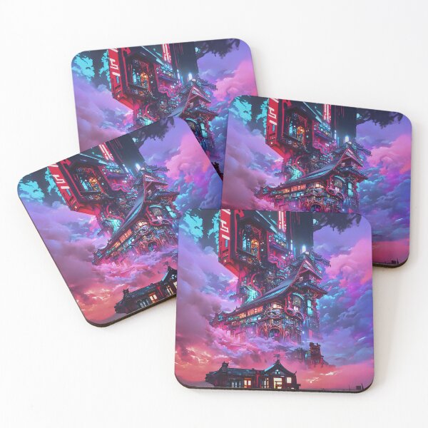Item preview, Anime Cyberpunk Building designed and sold by amyr-aia.