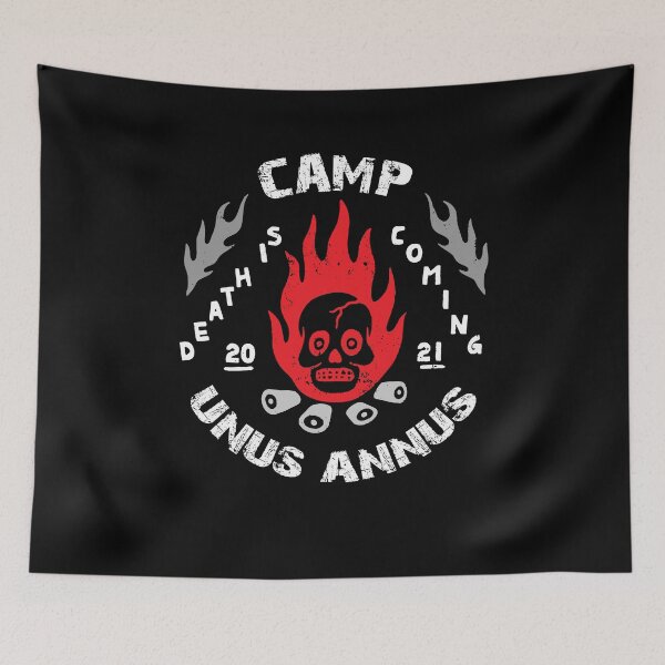 Item preview, 2021 Death Is Coming Unus Annus Camp designed and sold by cichonb.