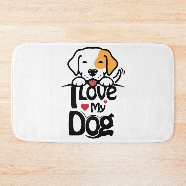 Item preview, I love My Dog Graphic Design designed and sold by zoripet Store.