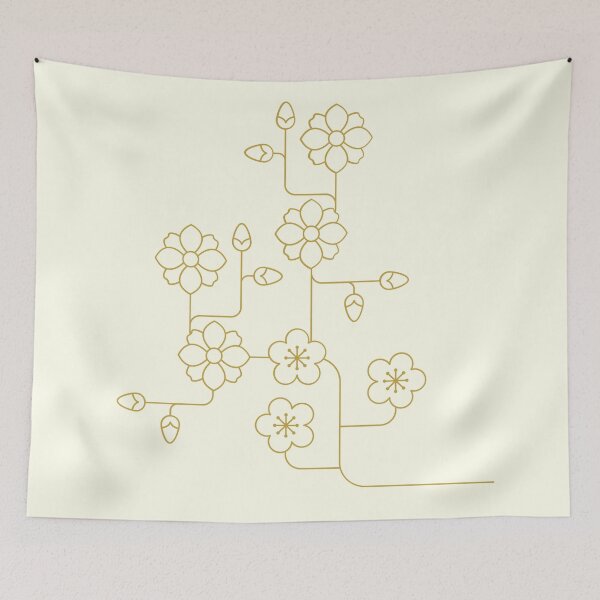 Item preview, Simple Yellow Abstract Flowers | Floral Leaves Flower Botanical: designed and sold by LifeAndWonder.