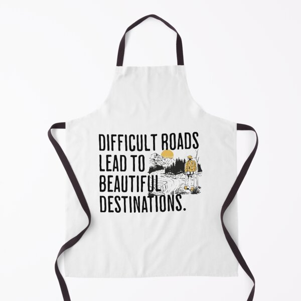 Item preview, Difficult Roads Lead To Beautiful Destinations - Motivational Quote designed and sold by AlanPhotoArt.