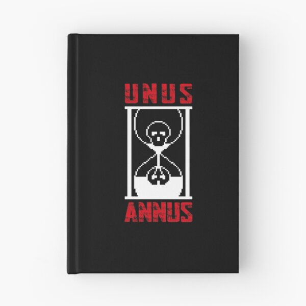 Item preview, Skull Hourglass Pixel Unus Annus Retro designed and sold by cichonb.