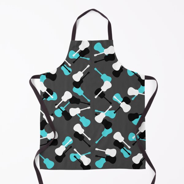 Item preview, Acoustic guitar pattern black white red grey designed and sold by TipTopTapo.