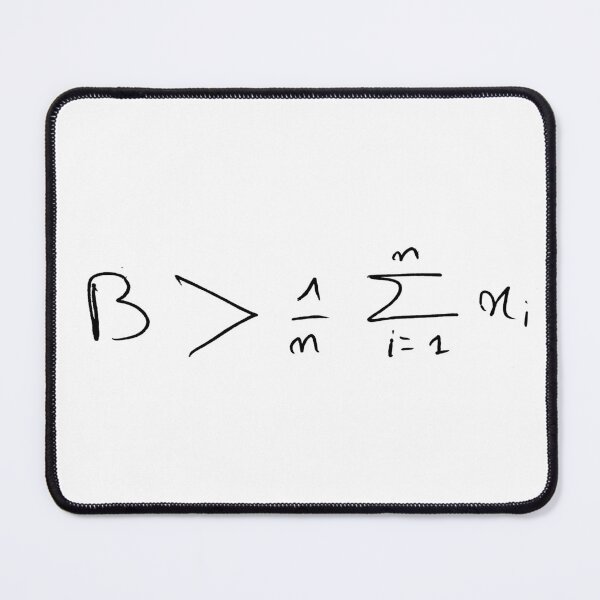 Item preview, Be greater than average handwritten designed and sold by NoetherSym.