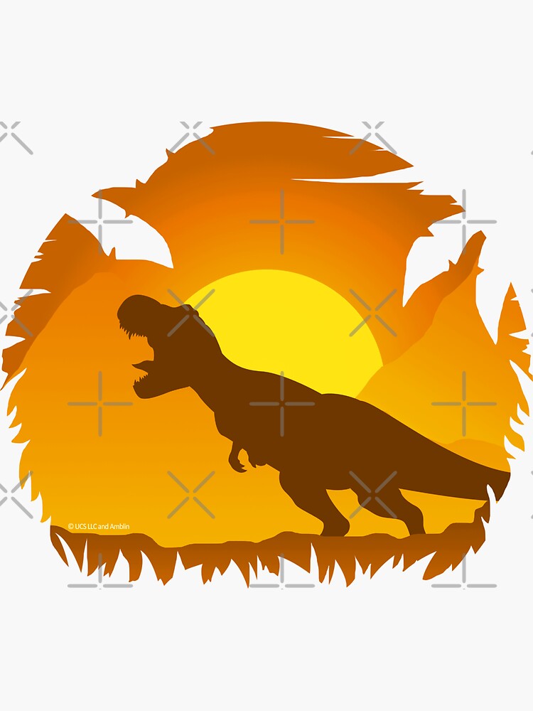 T Rex Jurassic Park Dinosaur Sticker For Sale By Tridev Designs Redbubble 6313